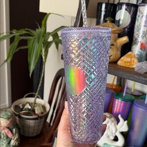 Starbucks Iridescent Gem Tumbler with Straw